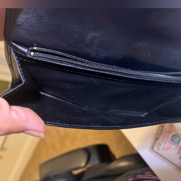 Celine Macadam Wallet in Coated Canvas, Blue/Brown - Picture 6 of 12